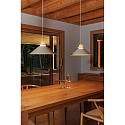 Faro pendant luminaire NAOS E27 IP20, beige 