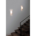 Faro wall luminaire COTTON E27 IP20, white matt 