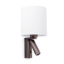 wall luminaire ROB SHADE E27 IP20, bronze 