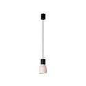 pendant luminaire KOMBO E27 IP20, beige, black matt 