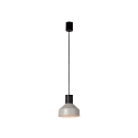 pendant luminaire KOMBO E27 IP20, grey, black matt 