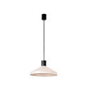 pendant luminaire KOMBO E27 IP20, beige, black matt 