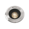 LED Bodeneinbauleuchte GEISER 130 10, 6,5W, 3000K, IP67, verstellbar, grau