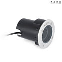 Faro Outdoor LED Einbaudownlight GEISER 180 10° 12,5W, 3000K, IP67, verstellbar, grau