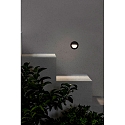 Faro outdoor wall luminaire MINI LED IP44, dark grey 