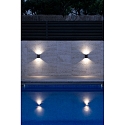 Applique da esterno LING 2-Lampadine LED IP54, grigio scuro 