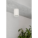 Faro outdoor ceiling luminaire TASA E27 IP44, white matt 