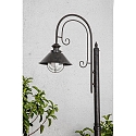 Faro outdoor floor lamp NÁUTICA E27 IP33, rust brown  Faro outdoor floor lamp NÁUTICA E27 IP33, rust brown