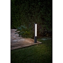 Faro bollard lamp NANDA LED IP54, dark grey 