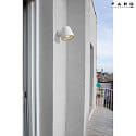 Faro Applique da esterno GINA GU10 IP44, bianco opaco 