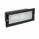 outdoor recessed luminaire LISO E27 IP44, black matt 