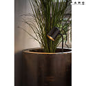 Faro Applique da esterno FLOW GU10 IP65, nero opaco 