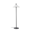Lampadaire d'extrieur SAIGON OUT E27 IP44, gris fonc, blanc mat 