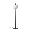 Lampadaire d'extrieur SAIGON OUT E27 IP44, gris fonc, blanc mat 