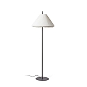 Lampadaire dextrieur SAIGON OUT E27 IP44, gris fonc, blanc mat 