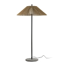 Lampadaire d'extrieur SAIGON E27 IP44, gris fonc 