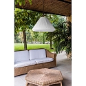 outdoor pendant luminaire SAIGON OUT E27 IP44, dark grey, white
