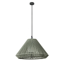 outdoor pendant luminaire SAIGON OUT E27 IP44, dark grey, olive green 