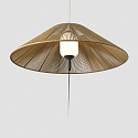 outdoor pendant luminaire SAIGON OUT E27 IP44, dark grey, ochre yellow
