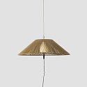 outdoor pendant luminaire SAIGON OUT E27 IP44, dark grey, ochre yellow