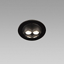 Faro Outdoor LED Boden-Einbauleuchte TRAS 4L, IP67 IK09,  9.2cm, 24V DC (exkl. BG), 8W 3000K, CRi >90, starr, schwarz