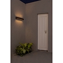 Applique da esterno DORO 500 2-Lampadine LED IP65, marrone arruginito 