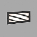 Eclairage d'extrieur encastr STRIPE-1 LED IP54, gris fonc 