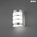 Faro wall luminaire CELA E27 IP54, satined 