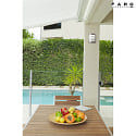 Faro wall luminaire CELA E27 IP54, satined 