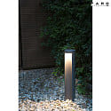 Faro Paletto luminoso CHANDRA LED IP54, grigio scuro 