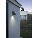 Faro wall luminaire KLAMP GU10 IP44, dark grey 