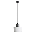 pendant luminaire MUFFIN E27 IP44, dark grey