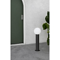 Faro outdoor floor lamp MOON E27 IP44, dark grey  Faro outdoor floor lamp MOON E27 IP44, dark grey