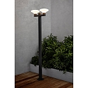 Faro Luce con piedistallo BLUB'S 2-Lampadine E27 IP44, grigio scuro 