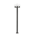 outdoor floor lamp MISTU 3 flames E27 IP44, dark grey