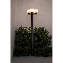 Faro outdoor floor lamp MUFFIN 3 flames E27 IP44, dark grey  Faro outdoor floor lamp MUFFIN 3 flames E27 IP44, dark grey