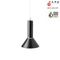 Faro Lampe de table FUJI LED IP44, satiné, noir 