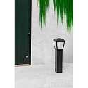 Faro Borne d'clairage WILMA E27 IP44, gris fonc 