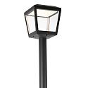 Faro Luminaire sur pied PLAZA LED IP54, gris fonc 