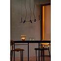 Faro pendant luminaire CLAP LED IP65, black 