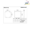 Frisch-Licht LED Panel, microprismatic, 41W, 4000K, 5200lm, IP44, white