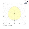 Frisch-Licht LED Downlight, 15W, 4000K, 1900lm, IP65, silver