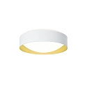 wall and ceiling luminaire PREMIUM ARCHITEKTUR  30,8cm round IP40, gold, white 
