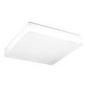 wall and ceiling luminaire 30cm square IP54, white 
