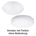 wall and ceiling luminaire 7465  36cm IP65, white 
