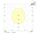 Frisch-Licht LED Einbau-Downlight, IP54 IK06, rund, schaltbar, weiß, opal, Ø 14cm, 12W 3000K 1100lm