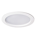 LED Recessed Downlight, 12W, 4000K, 1100lm, round, IP54, white