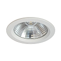 Plafonnier encastr 19,6 rond IP44, blanche gradable