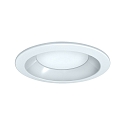 LED Recessed Downlight, round, 8W, 4000K, 900lm, IP44, opal, white