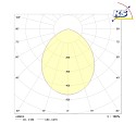 Frisch-Licht LED Recessed Downlight, round, 29W, 4000K, 3200lm, IP44, opal, DALI dimmable, white